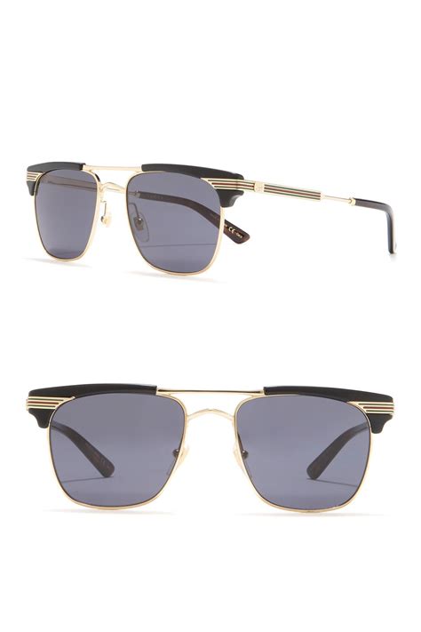 gucci 52mm clubmaster sunglasses|Gucci ray ban sunglass.